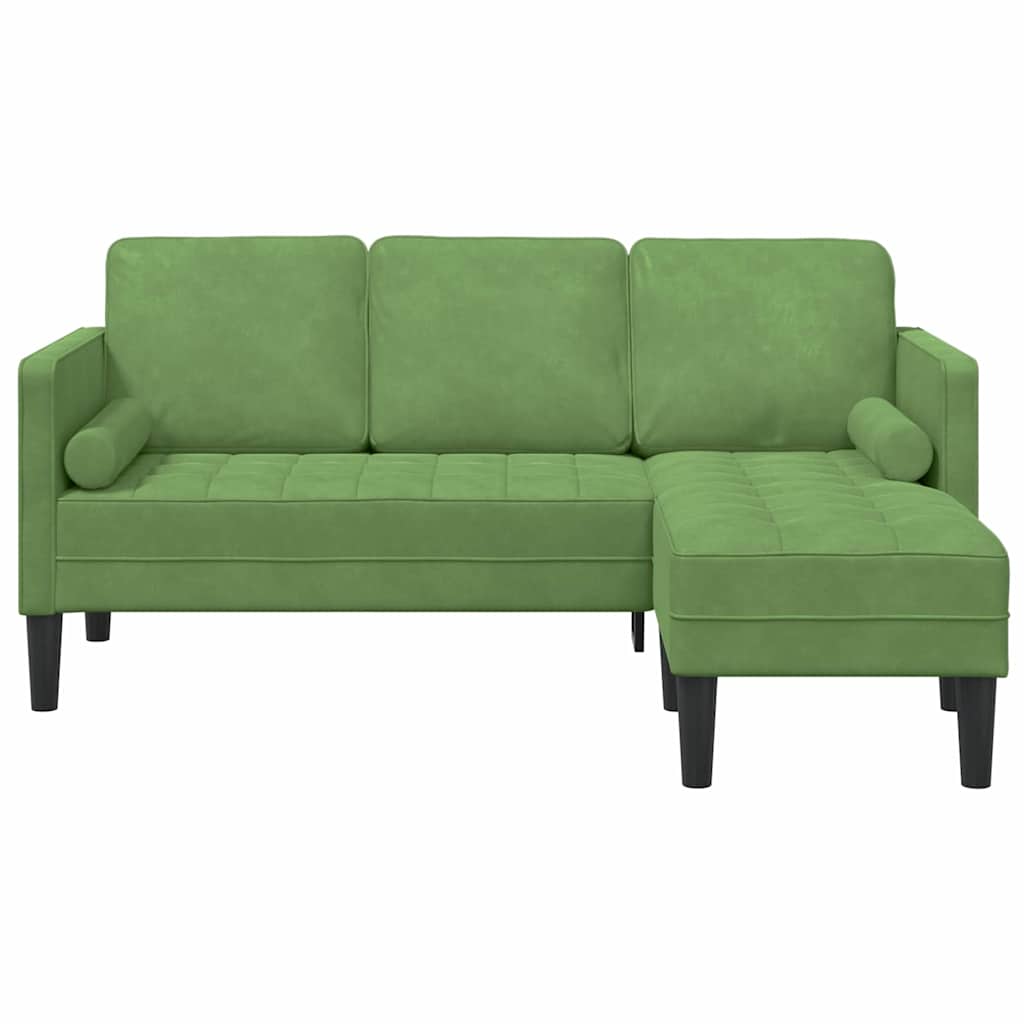 Conjunto de Sofás Verde claro 173 x 131 x 67 cm Veludo