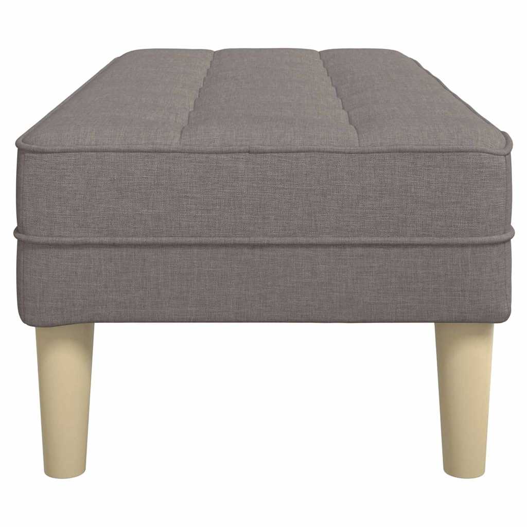 banco Cinzento-acastanhado 113 x 57 x 39 cm tecido