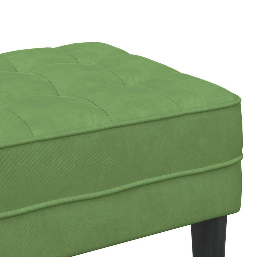banco Verde claro 113 x 57 x 39 cm Veludo