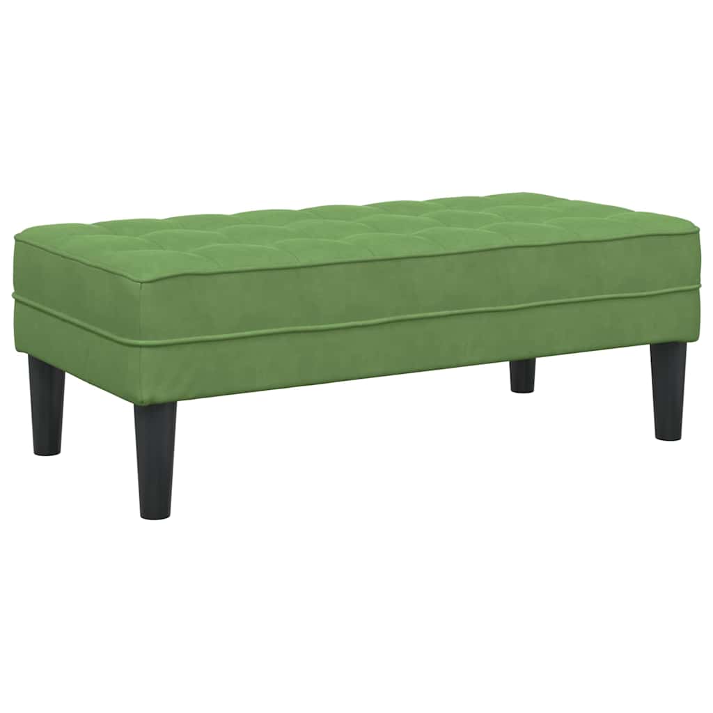 banco Verde claro 113 x 57 x 39 cm Veludo