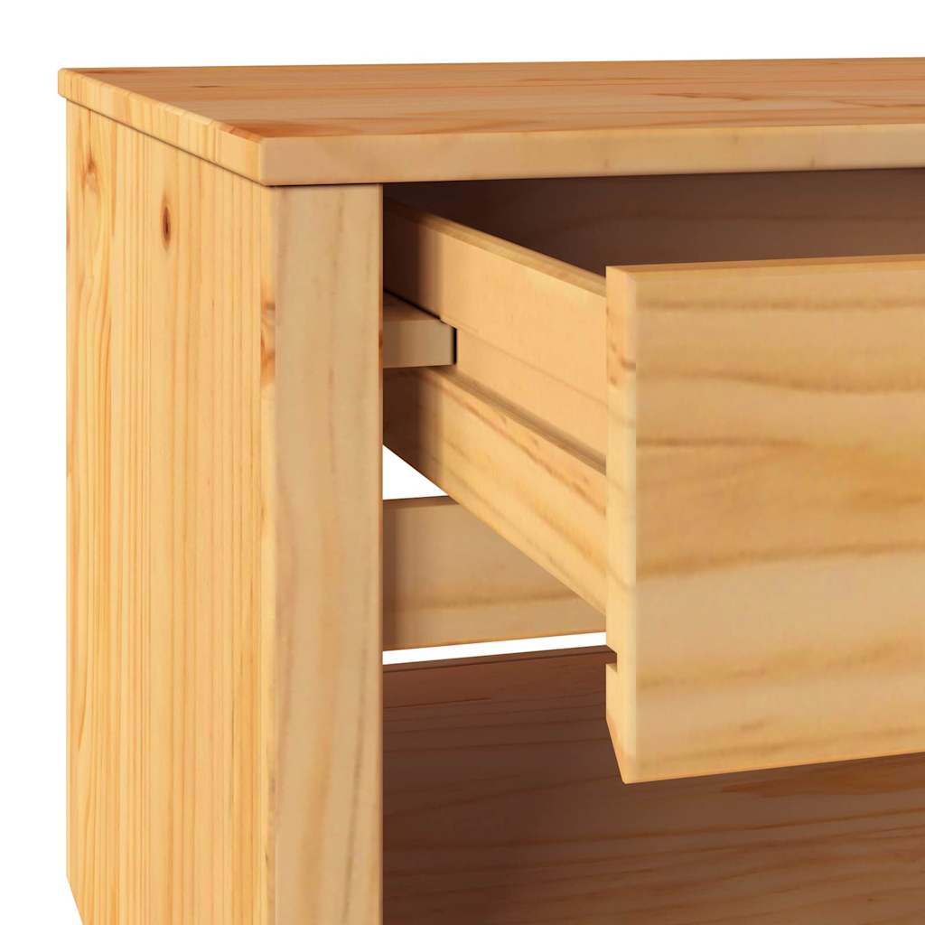 Mesa de centro com gaveta Drammen Carvalho 99 x 55 x 45 cm