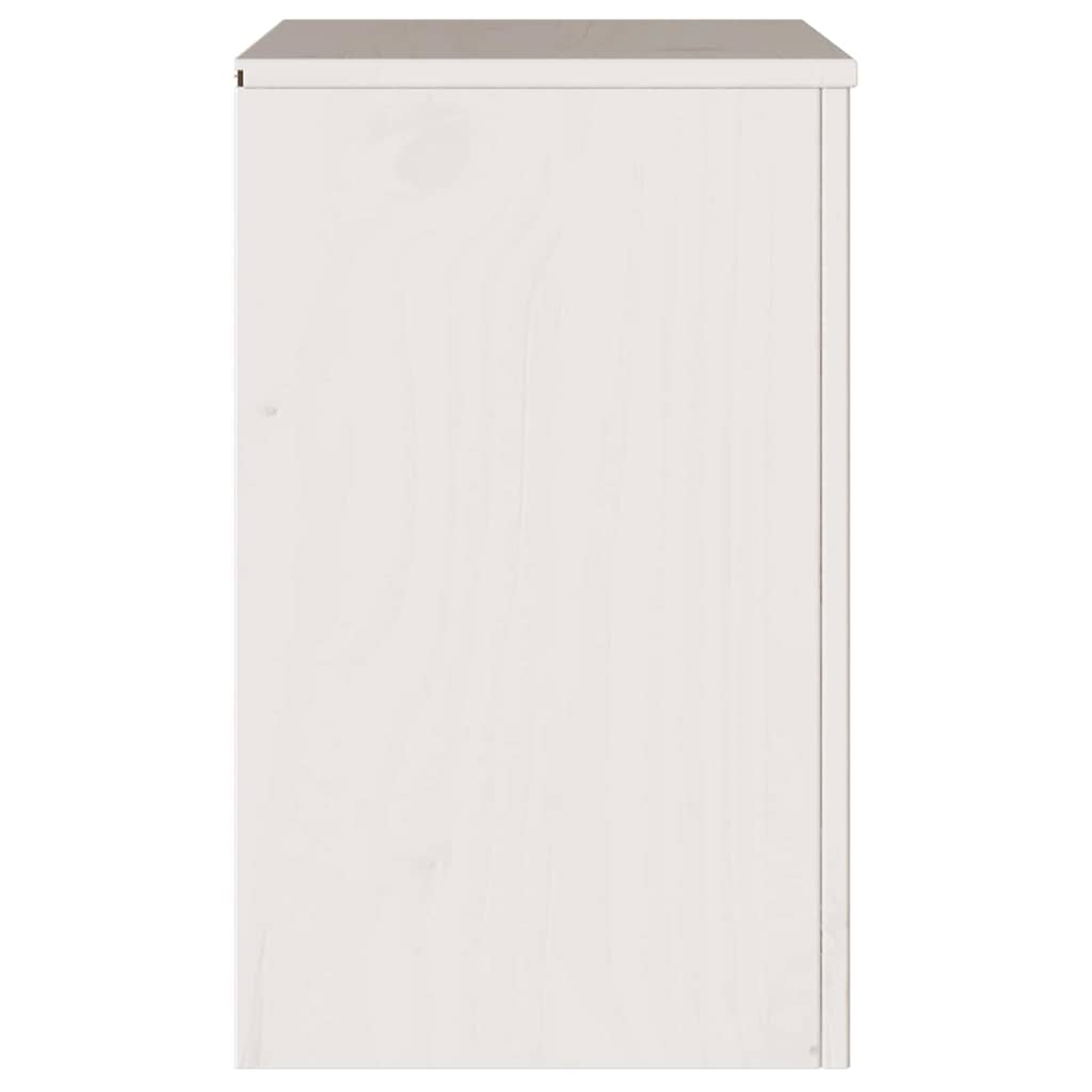 Armário de Cabeceira com gaveta Branco 45 x 35 x 56 cm
