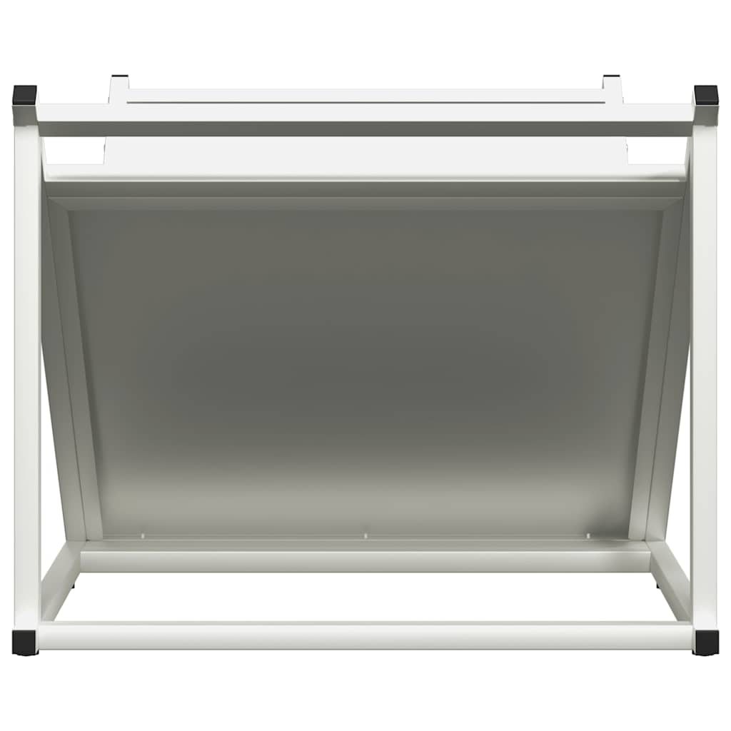 Suporte para lenha 70x43x34,5 cm aço laminado a frio branco