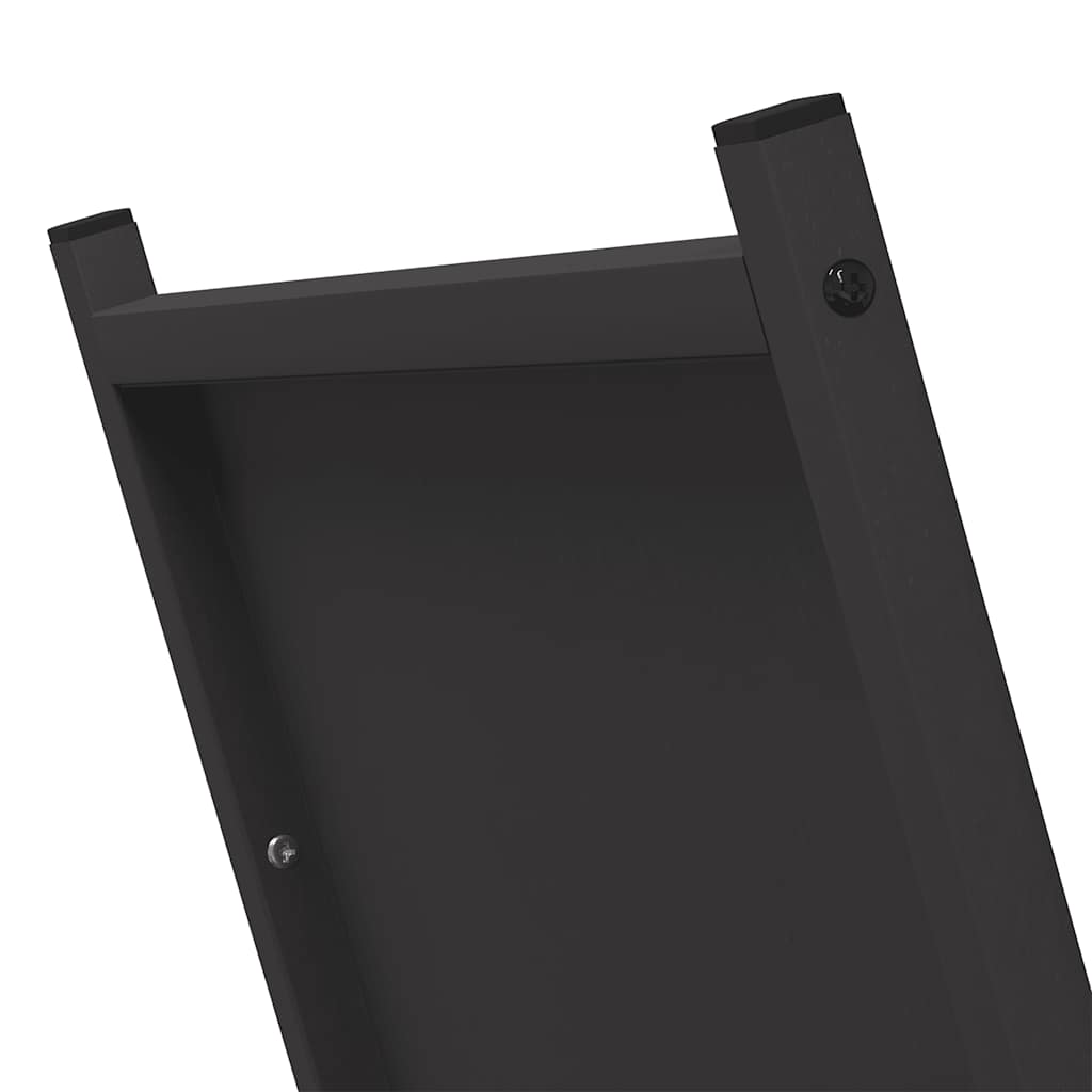 Suporte para lenha 69,5x35x81 cm aço laminado a frio preto