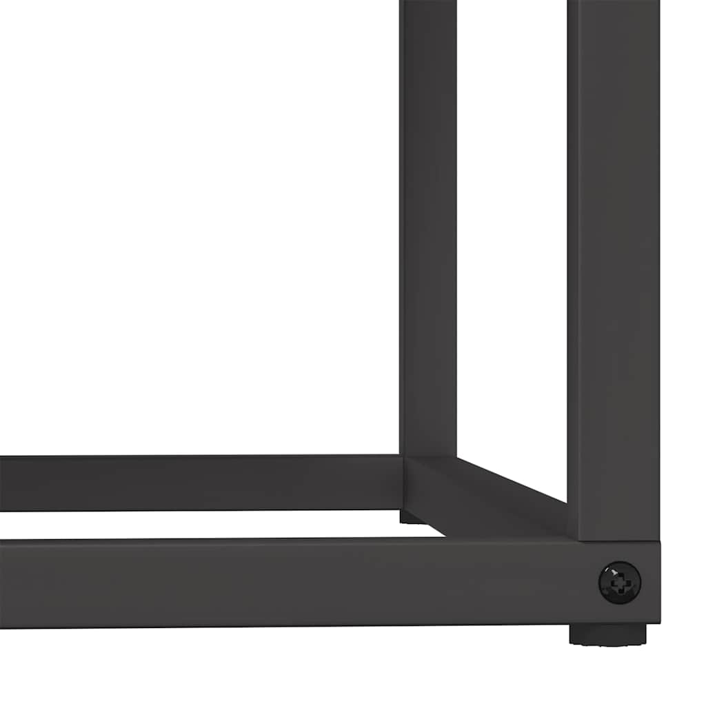 Suporte para lenha 69,5x35x81 cm aço laminado a frio preto