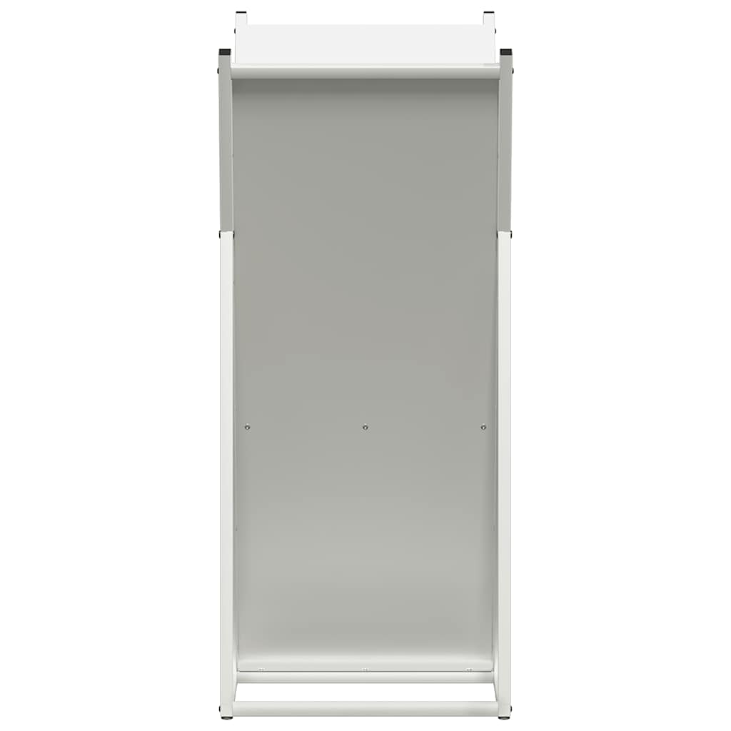 Suporte para lenha 69,5x35x81 cm aço laminado a frio branco