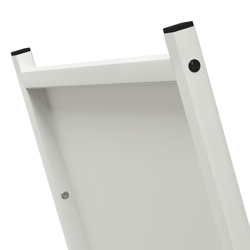 Suporte para lenha 69,5x35x81 cm aço laminado a frio branco