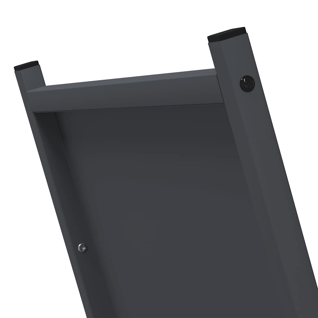 Suporte para lenha 69,5x35x81 cm aço laminado a frio antracite