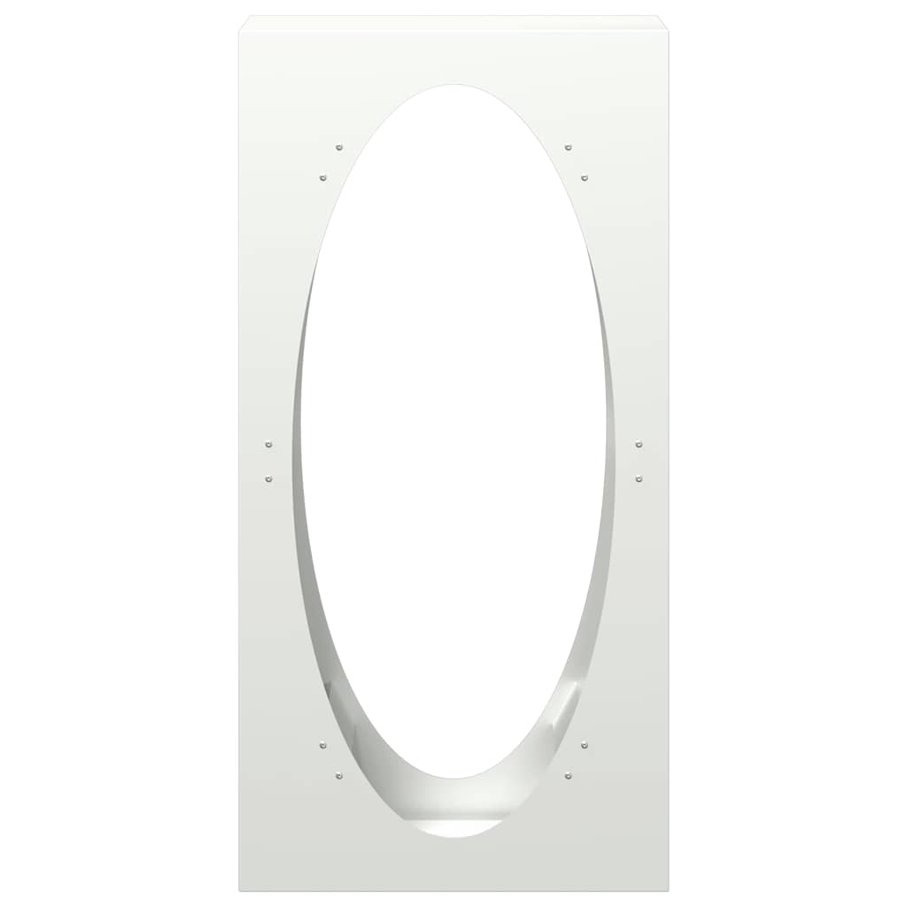 Suporte para lenha 50x23x100 cm aço laminado a frio branco