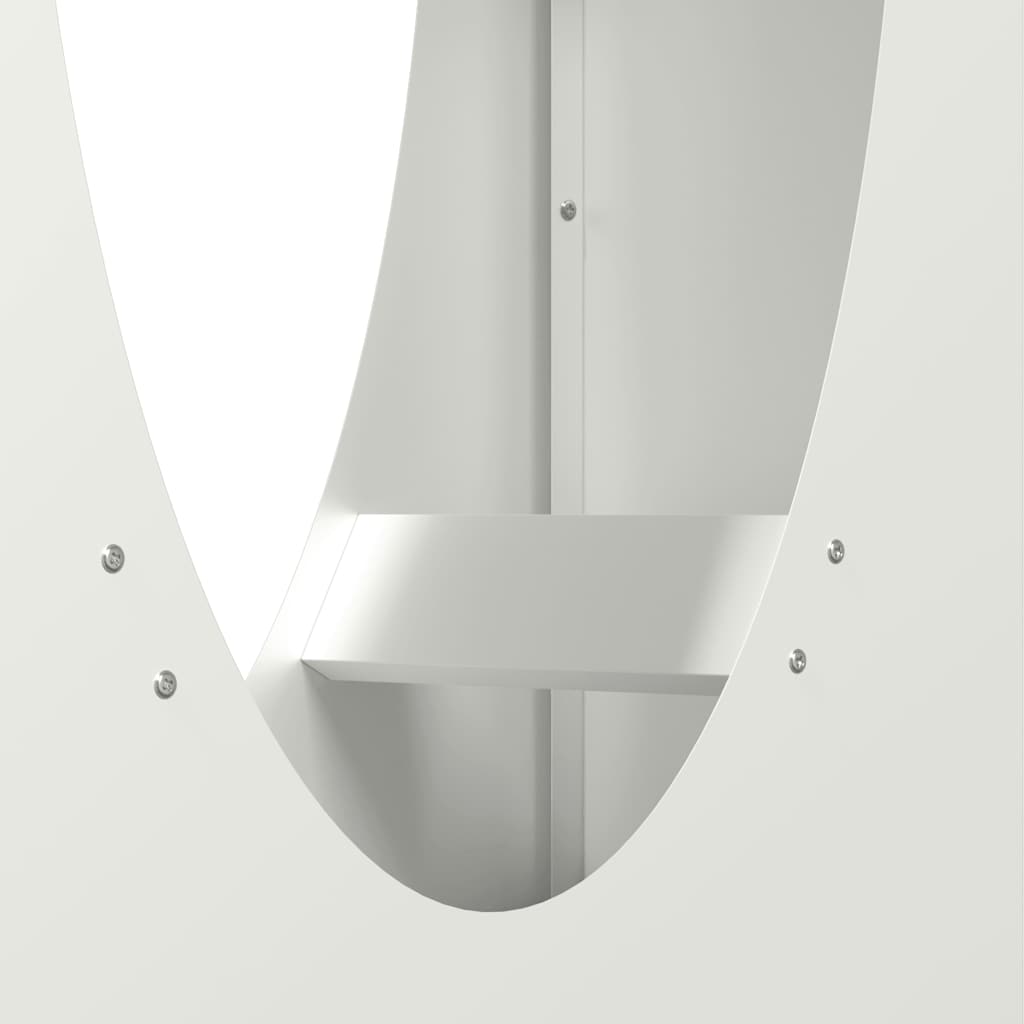 Suporte para lenha 50x23x100 cm aço laminado a frio branco