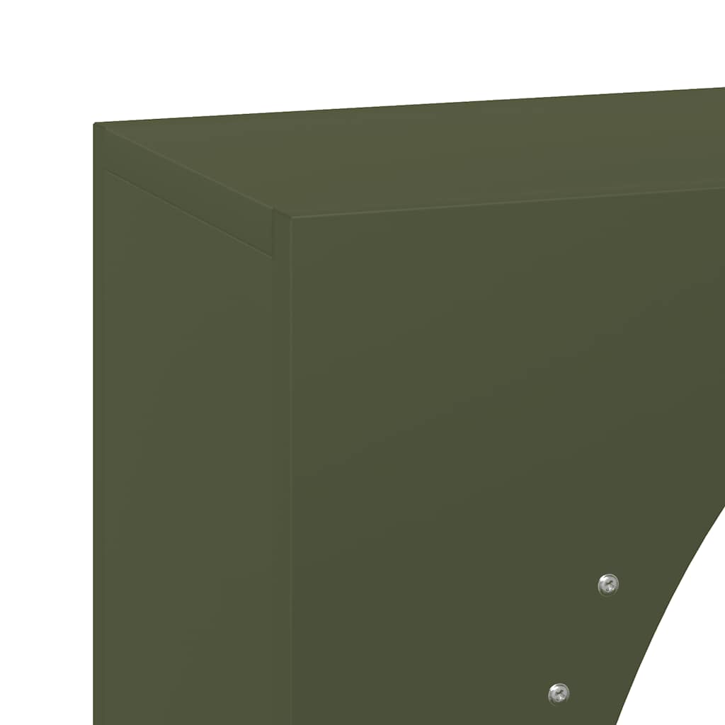 Suporte para lenha aço laminado a frio verde azeitona