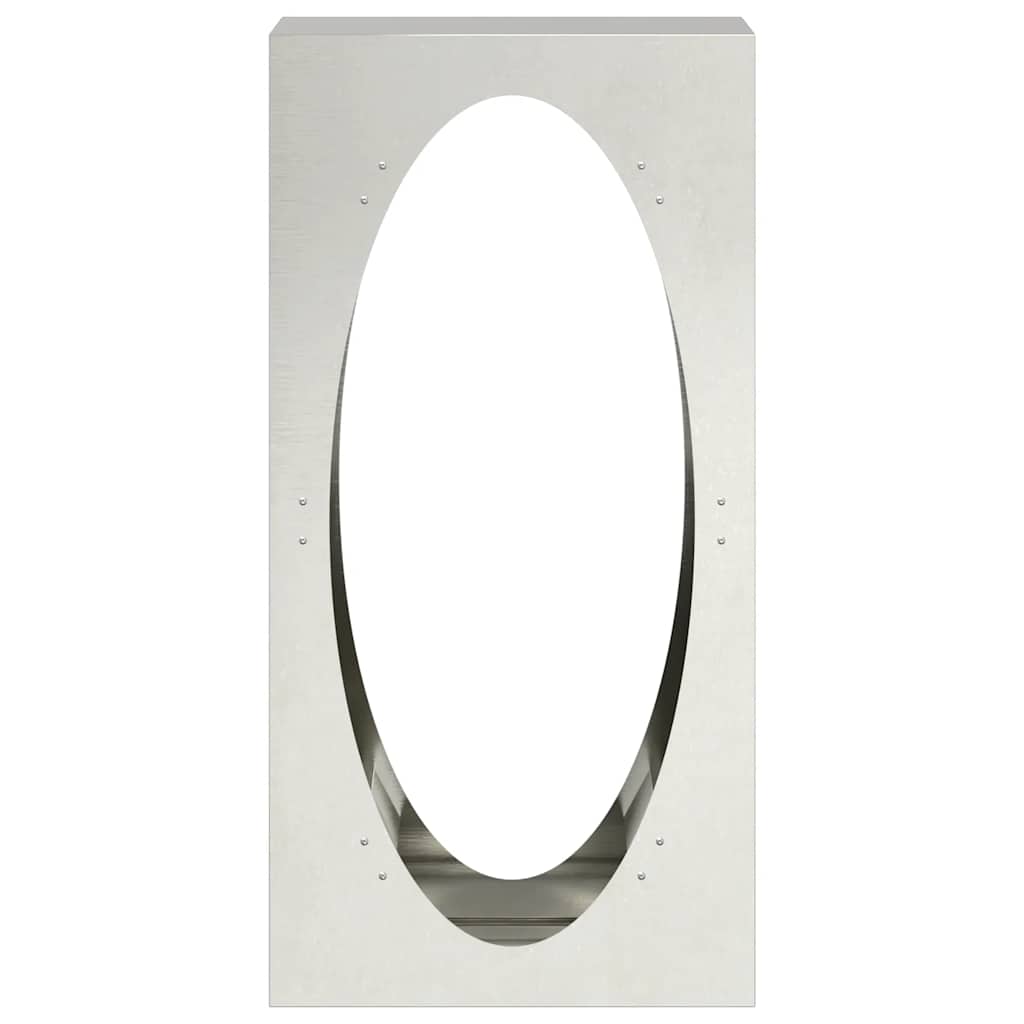 Suporte para lenha 50x23x100 cm aço inoxidável