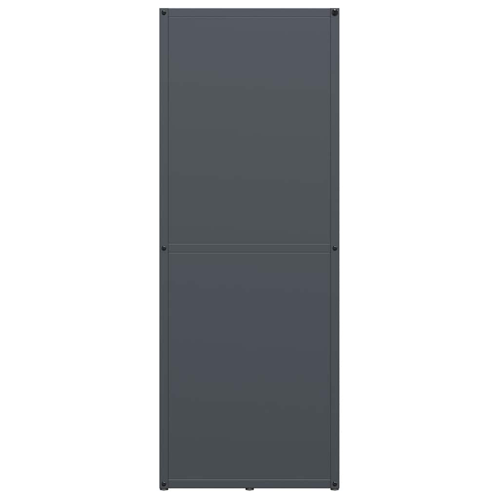 Suporte para lenha 40x30x80 cm aço laminado a frio antracite
