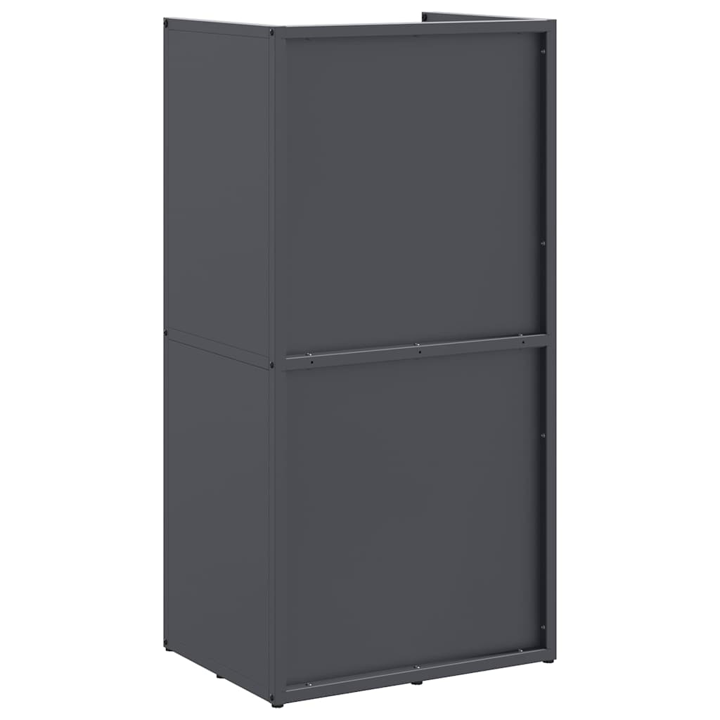 Suporte para lenha 40x30x80 cm aço laminado a frio antracite