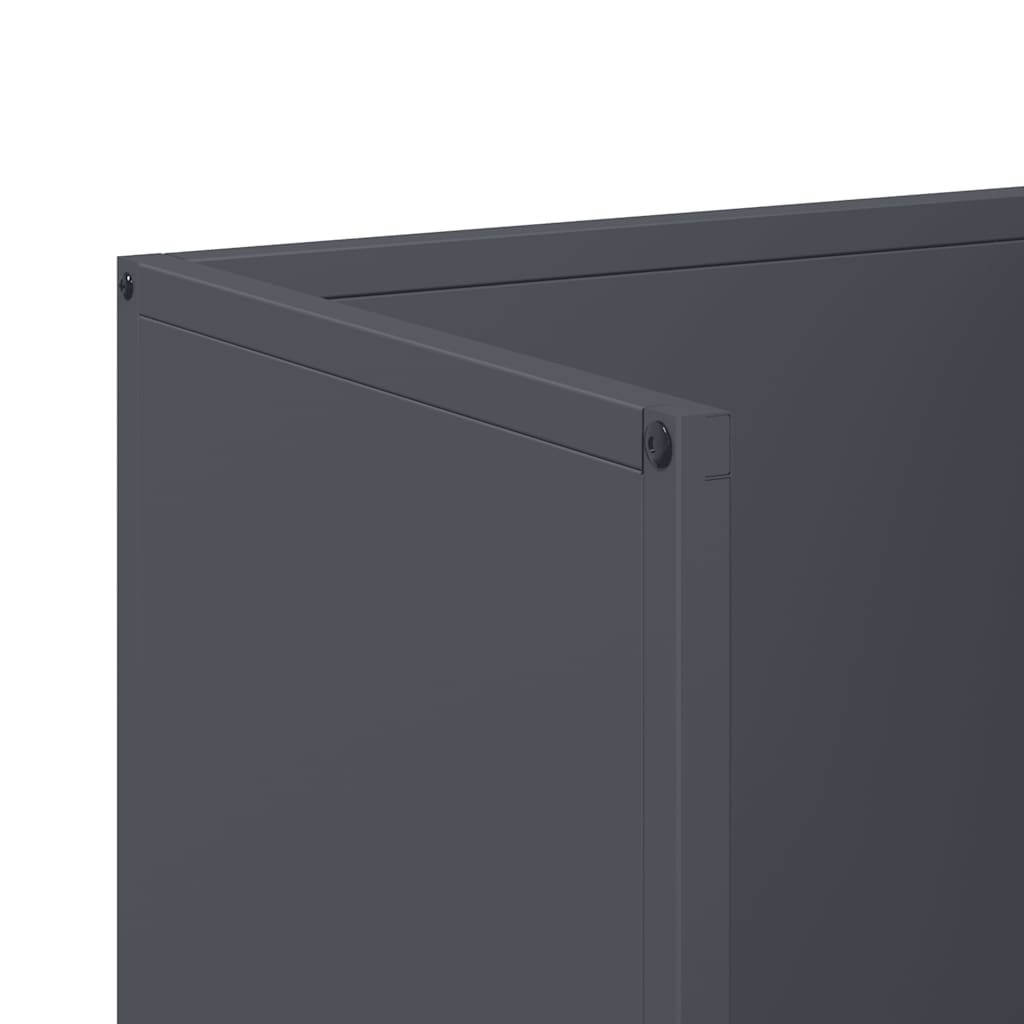 Suporte para lenha 40x30x80 cm aço laminado a frio antracite