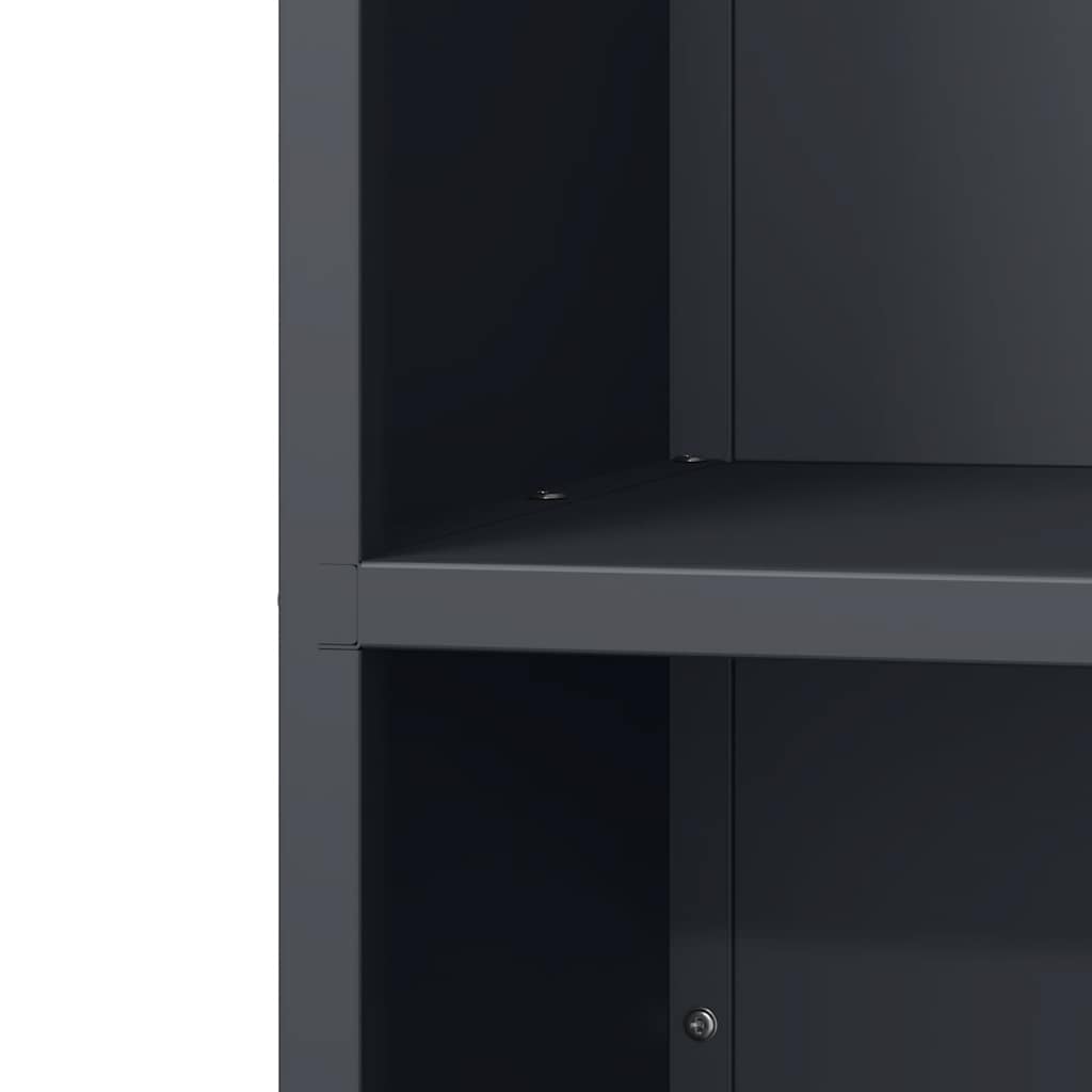 Suporte para lenha 40x30x80 cm aço laminado a frio antracite
