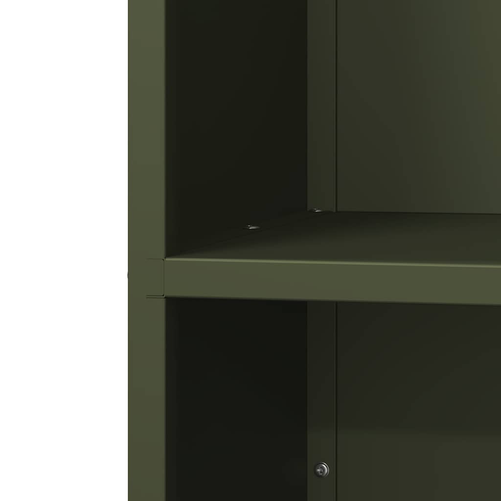 Suporte para lenha aço laminado a frio verde azeitona