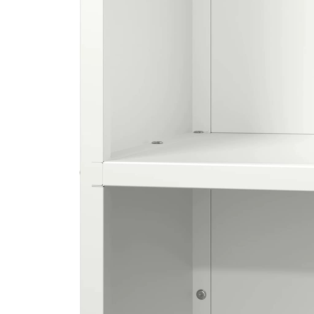 Suporte para lenha 40x30x75 cm aço laminado a frio branco