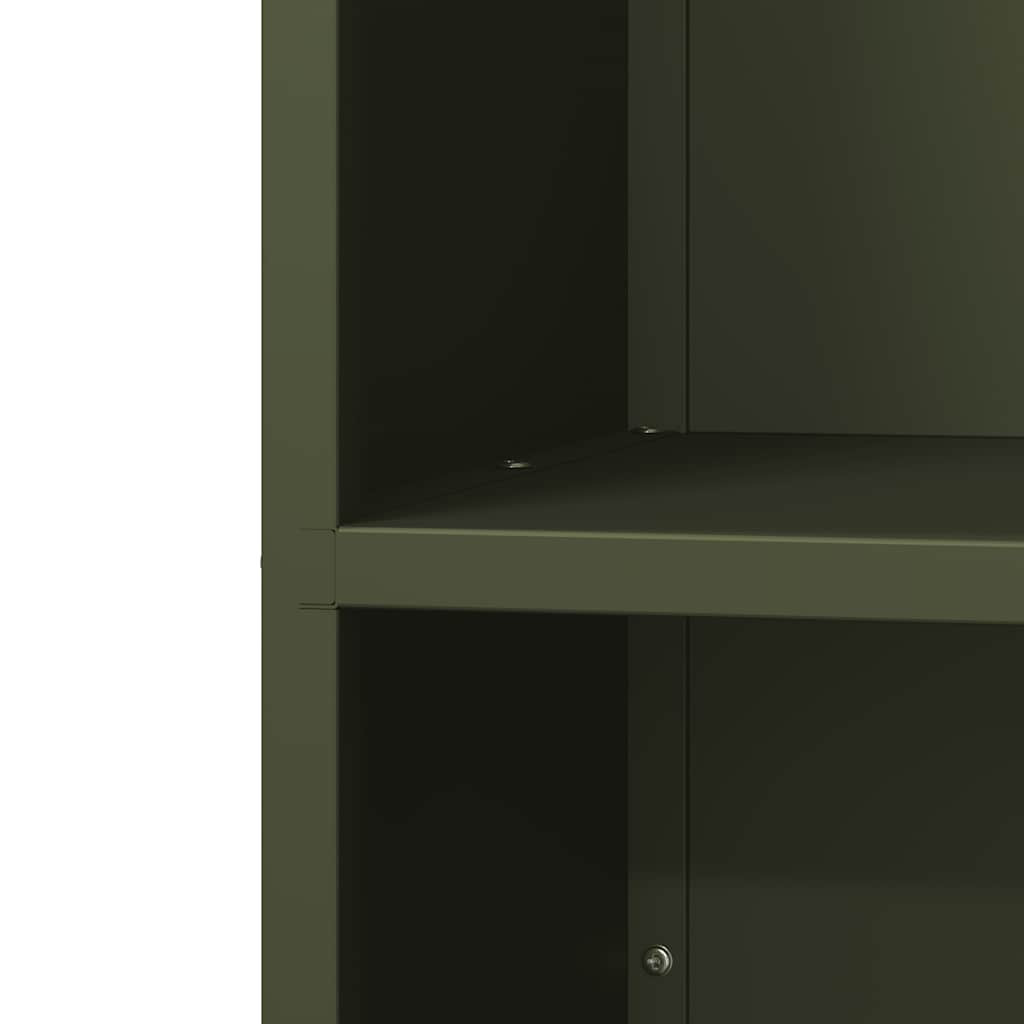 Suporte para lenha aço laminado a frio verde azeitona