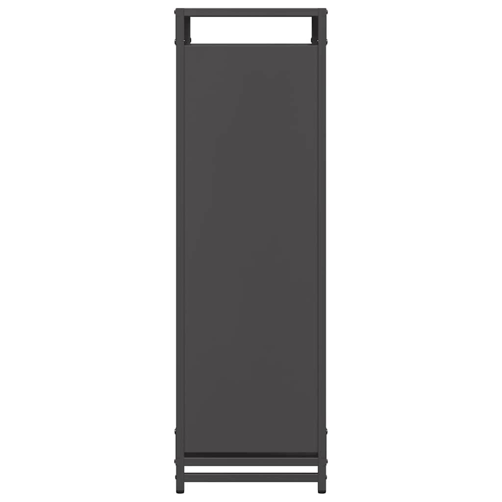 Suporte para lenha 44x28x90 cm aço laminado a frio preto
