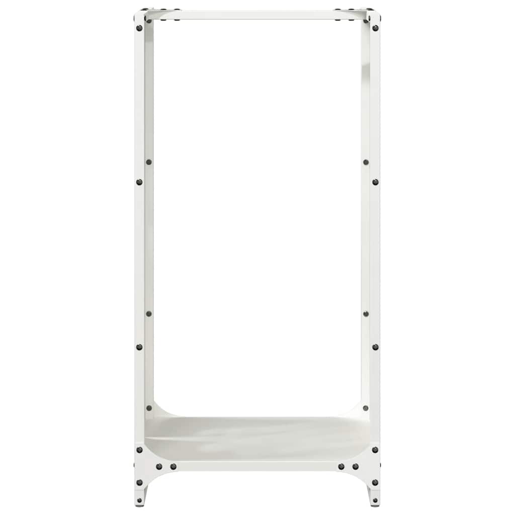 Suporte para lenha 40x30x80 cm aço laminado a frio branco
