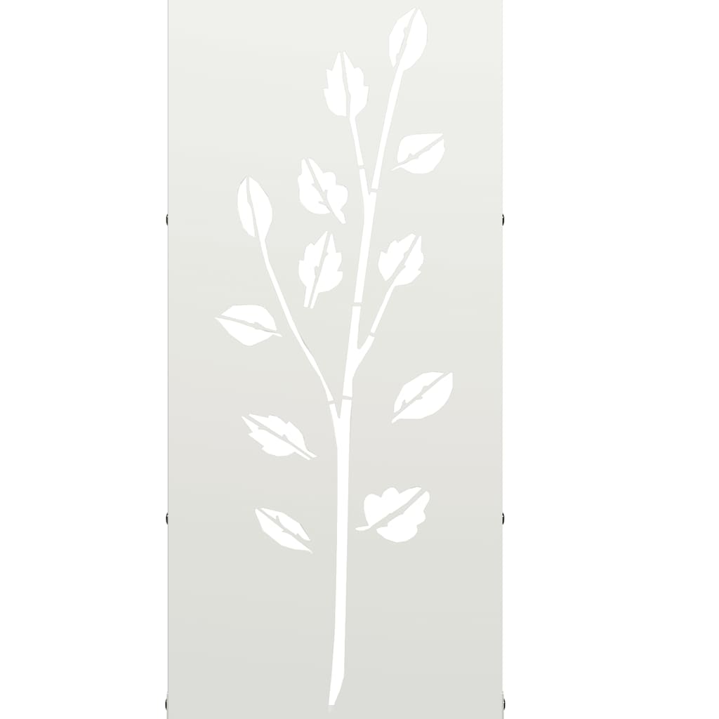 Suporte para lenha 40x30x80 cm aço laminado a frio branco