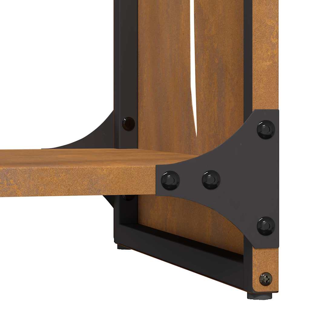 Rack Lenha 40x30x80 cm aço resistente às intempéries