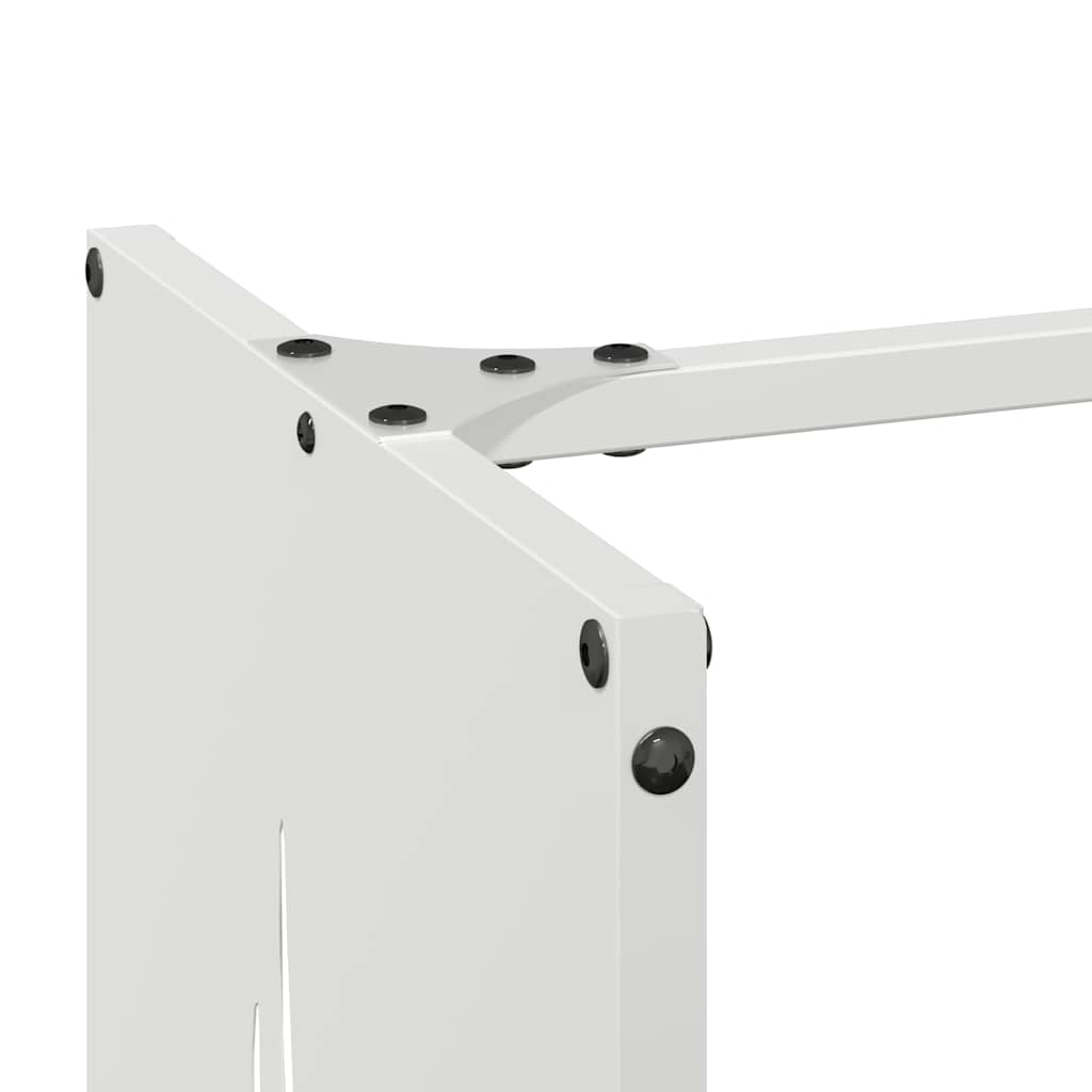 Suporte para lenha 40x30x80 cm aço laminado a frio branco