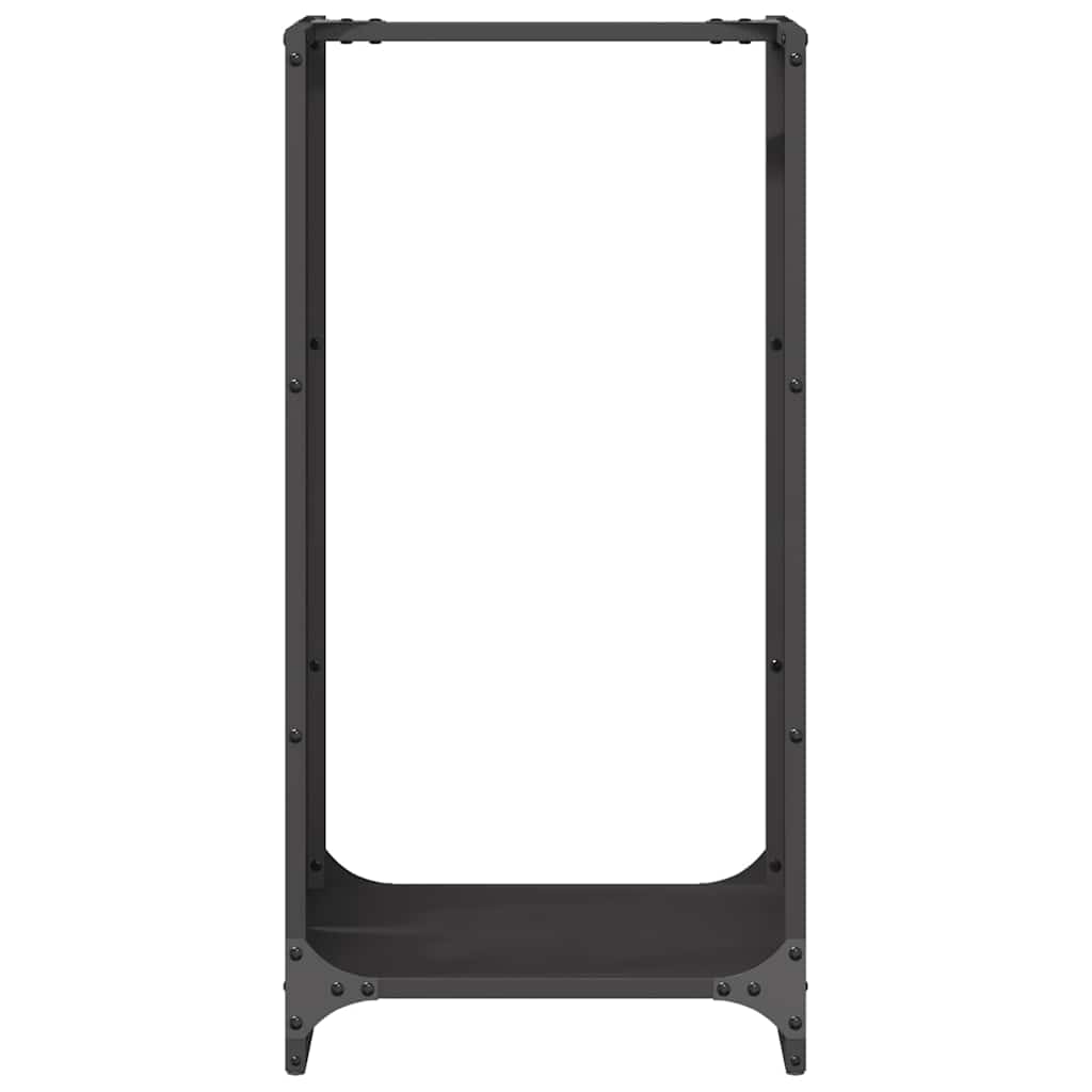 Suporte para lenha 40x30x80 cm aço laminado a frio preto