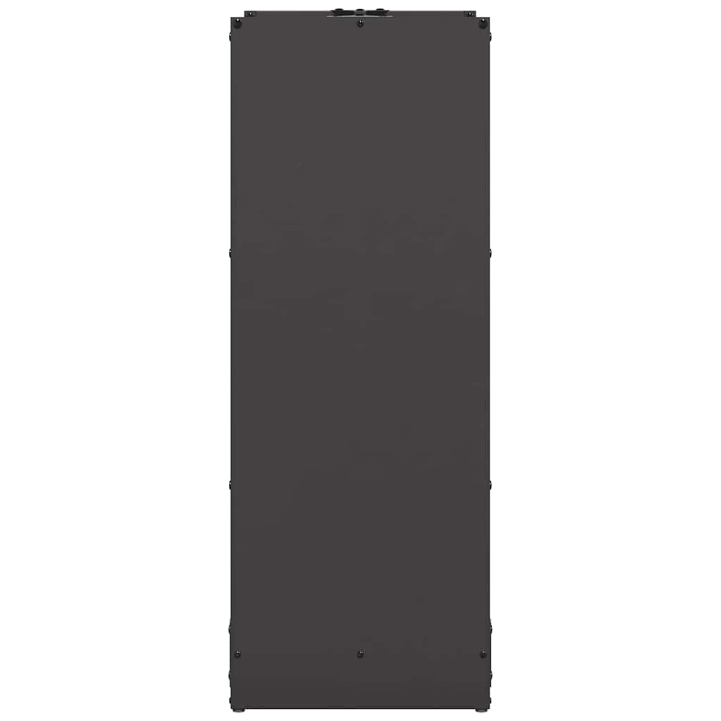 Suporte para lenha 40x30x80 cm aço laminado a frio preto