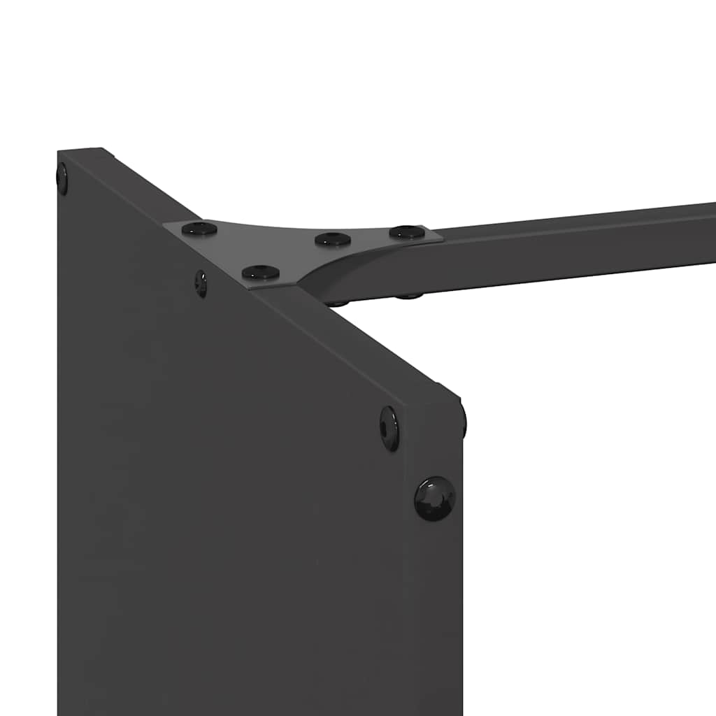 Suporte para lenha 40x30x80 cm aço laminado a frio preto