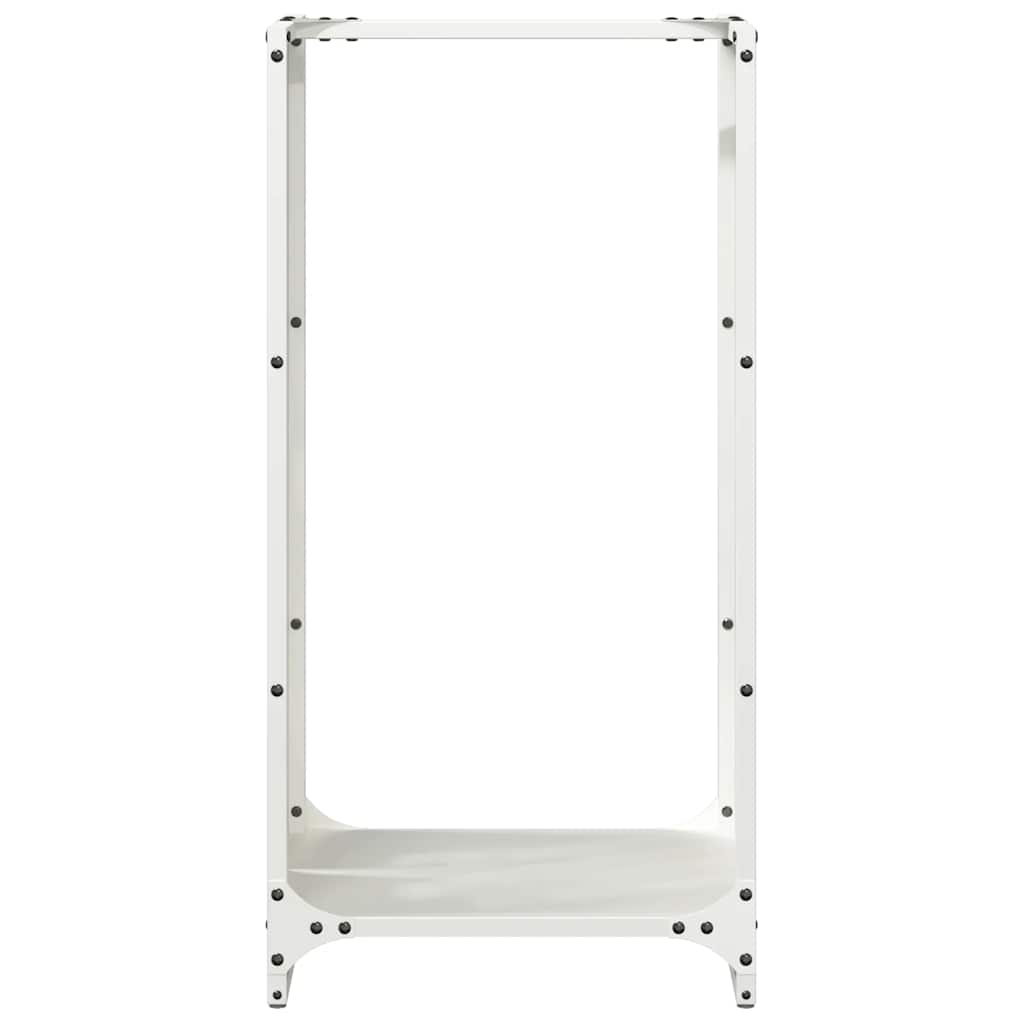 Suporte para lenha 40x30x80 cm aço laminado a frio branco