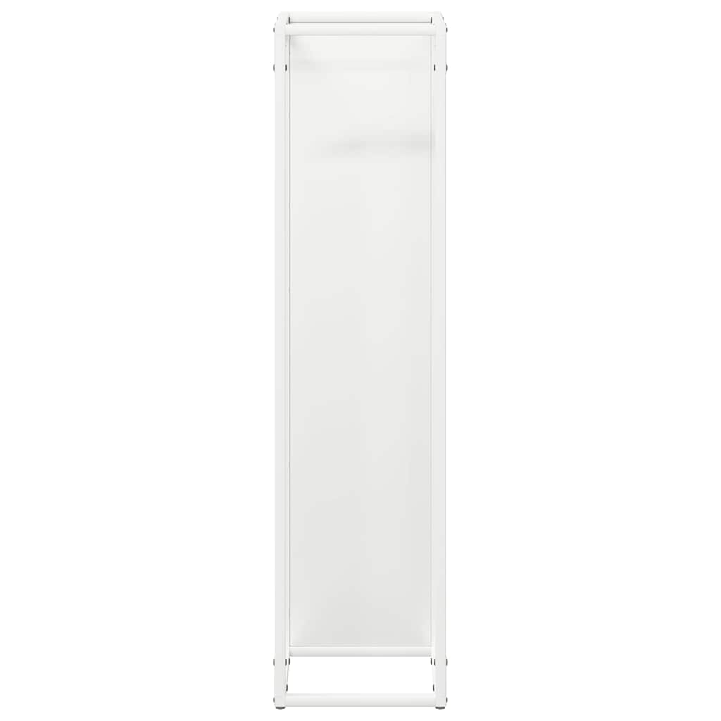 Suporte para lenha 25x25x100 cm aço laminado a frio branco
