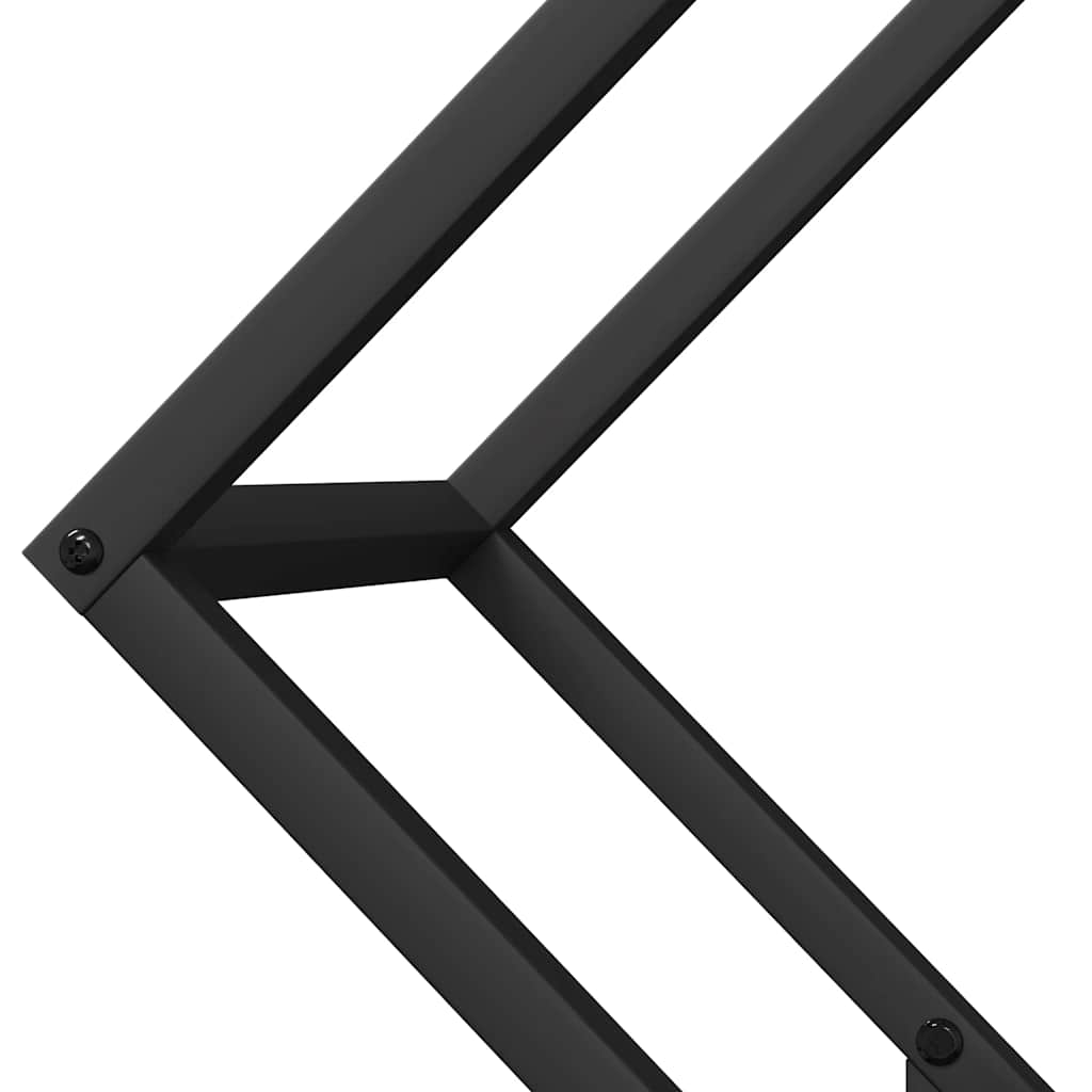 Suporte para lenha 60x25x60 cm aço laminado a frio preto