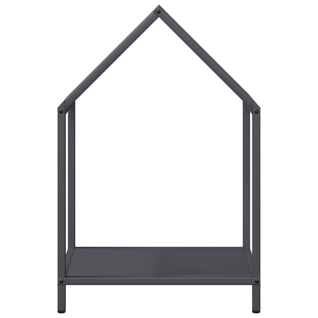 Suporte para lenha 40x25x60 cm aço laminado a frio antracite