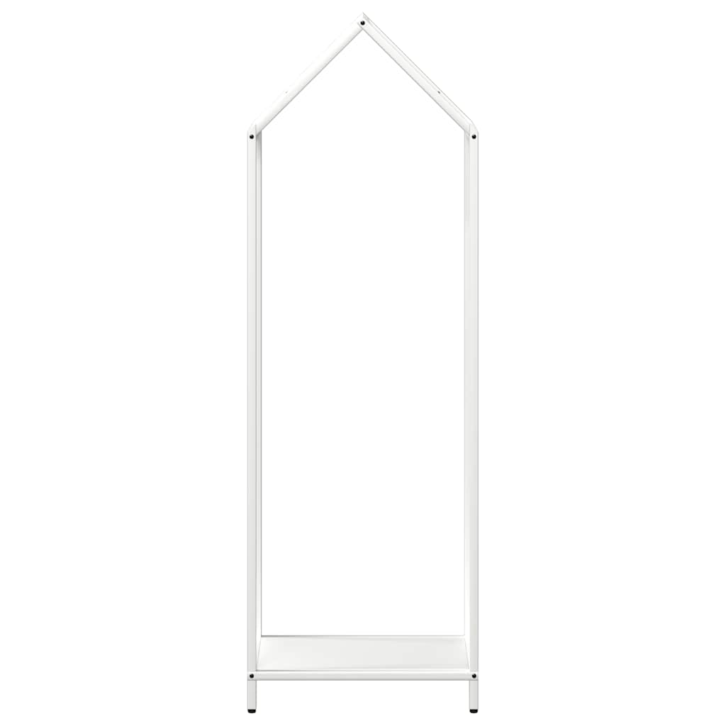 Suporte para lenha 40x25x120 cm aço laminado a frio branco