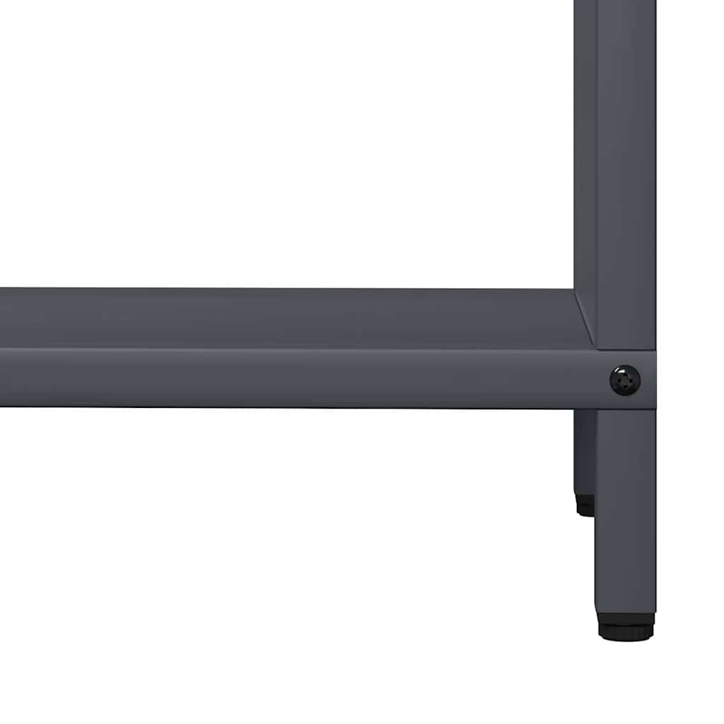 Suporte para lenha 60x25x90 cm aço laminado a frio antracite