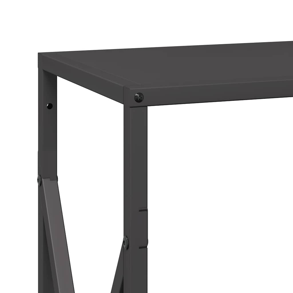 Suporte para lenha 34x25x70 cm aço laminado a frio preto