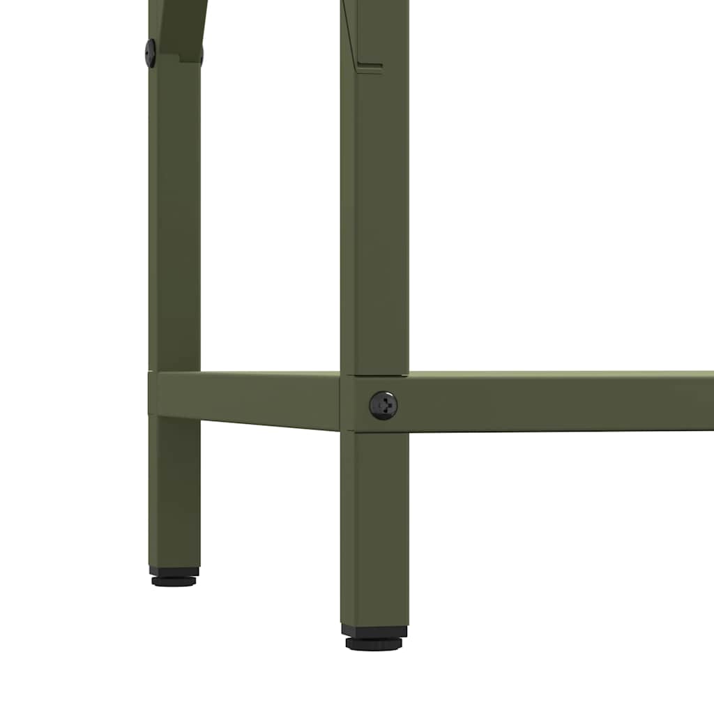 Suporte para lenha aço laminado a frio verde azeitona