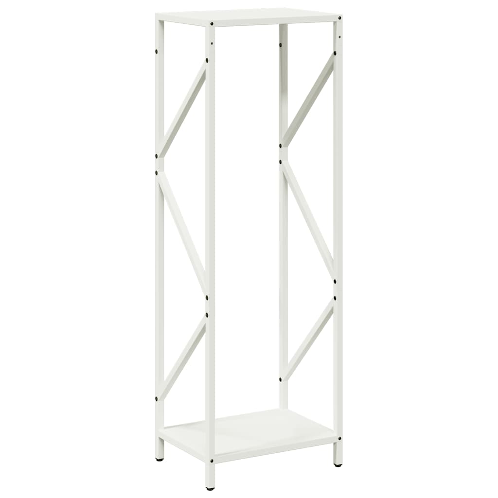 Suporte para lenha 34x25x100 cm aço laminado a frio branco