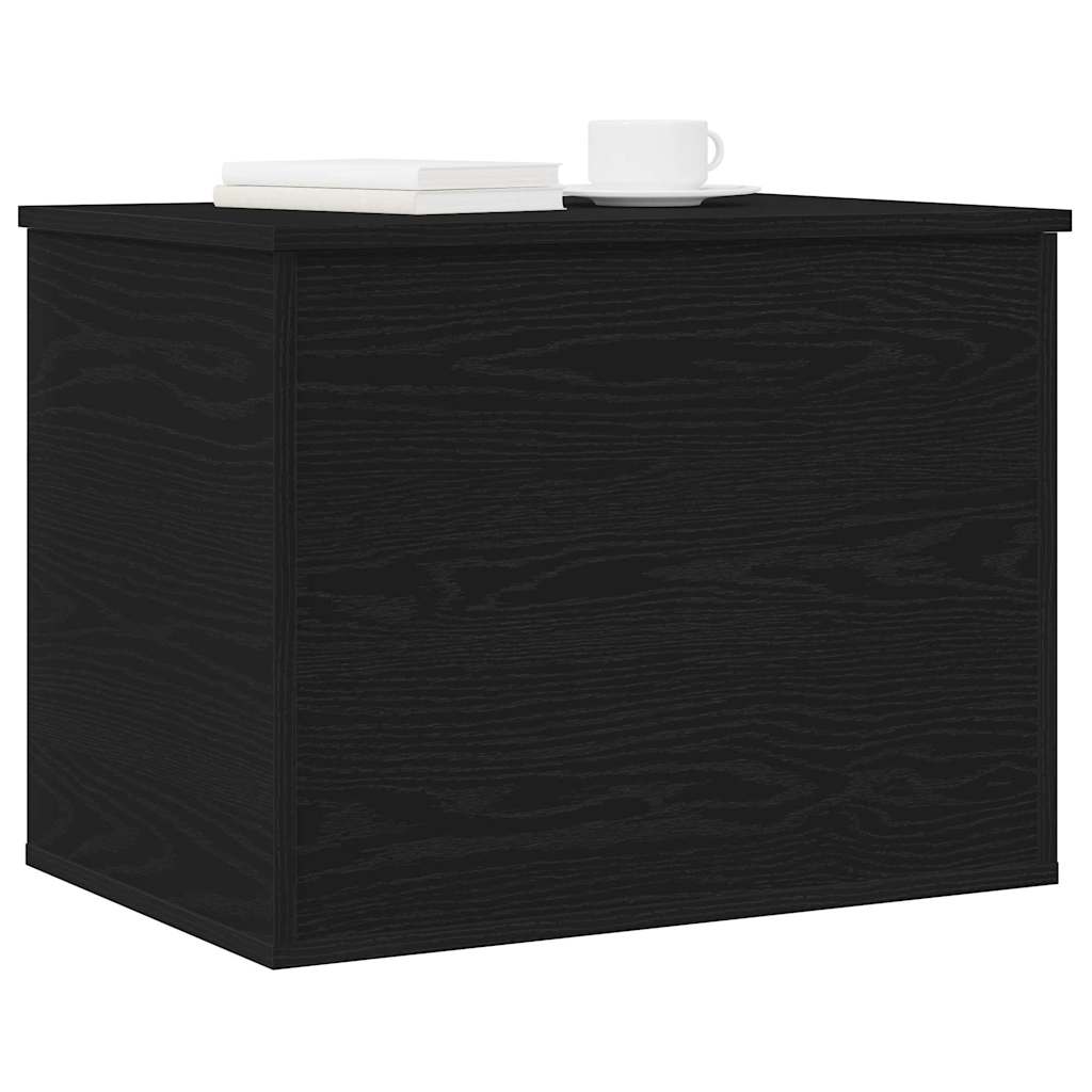 Caixa de Armazenamento Carvalho preto 60 x 42 x 46 cm