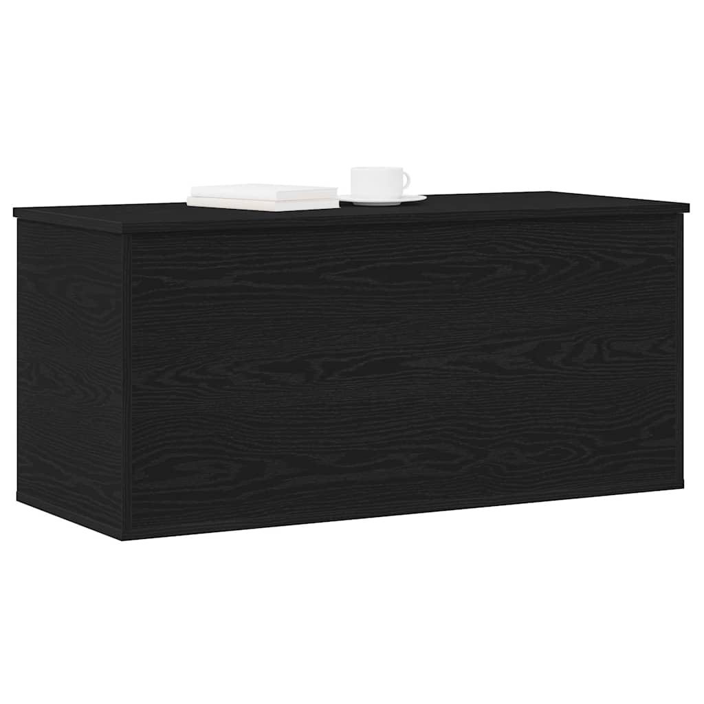 Caixa de Armazenamento Carvalho preto 100 x 42 x 46 cm