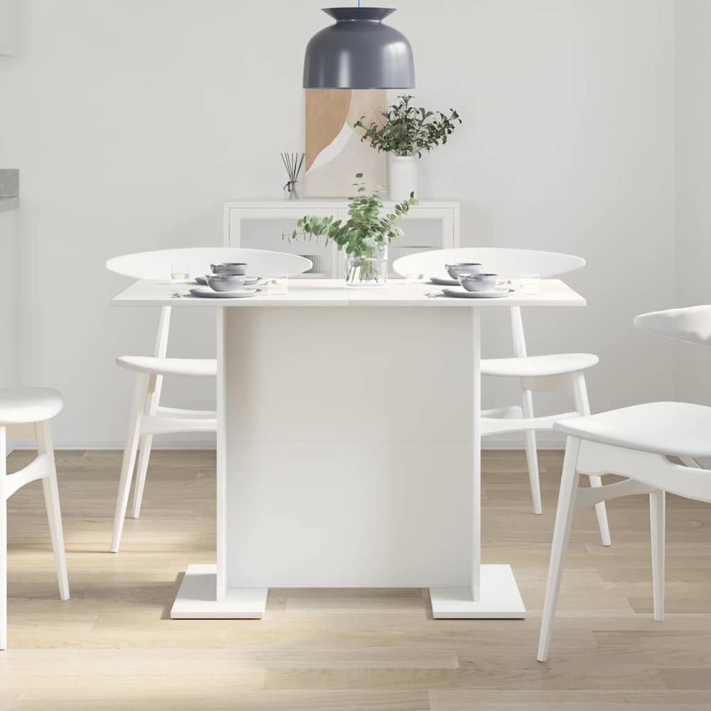 Mesa de jantar Branco 110 x 60 x 75 cm Madeira processada