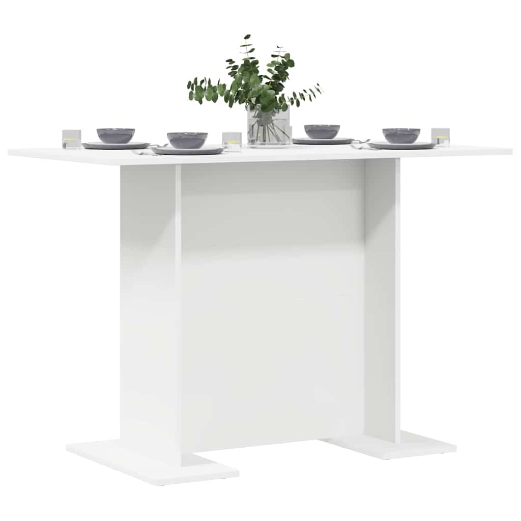 Mesa de jantar Branco 110 x 60 x 75 cm Madeira processada