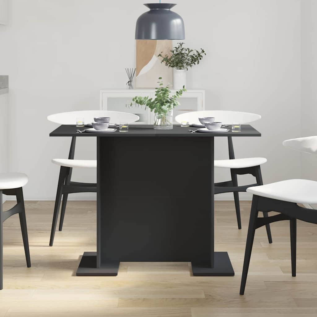 Mesa de jantar Preto 110 x 60 x 75 cm Madeira processada