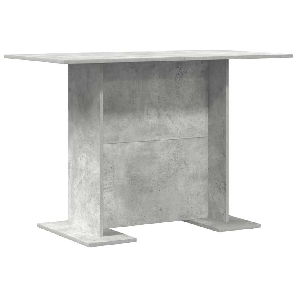 Mesa de jantar Cinzento cimento 110 x 60 x 75 cm