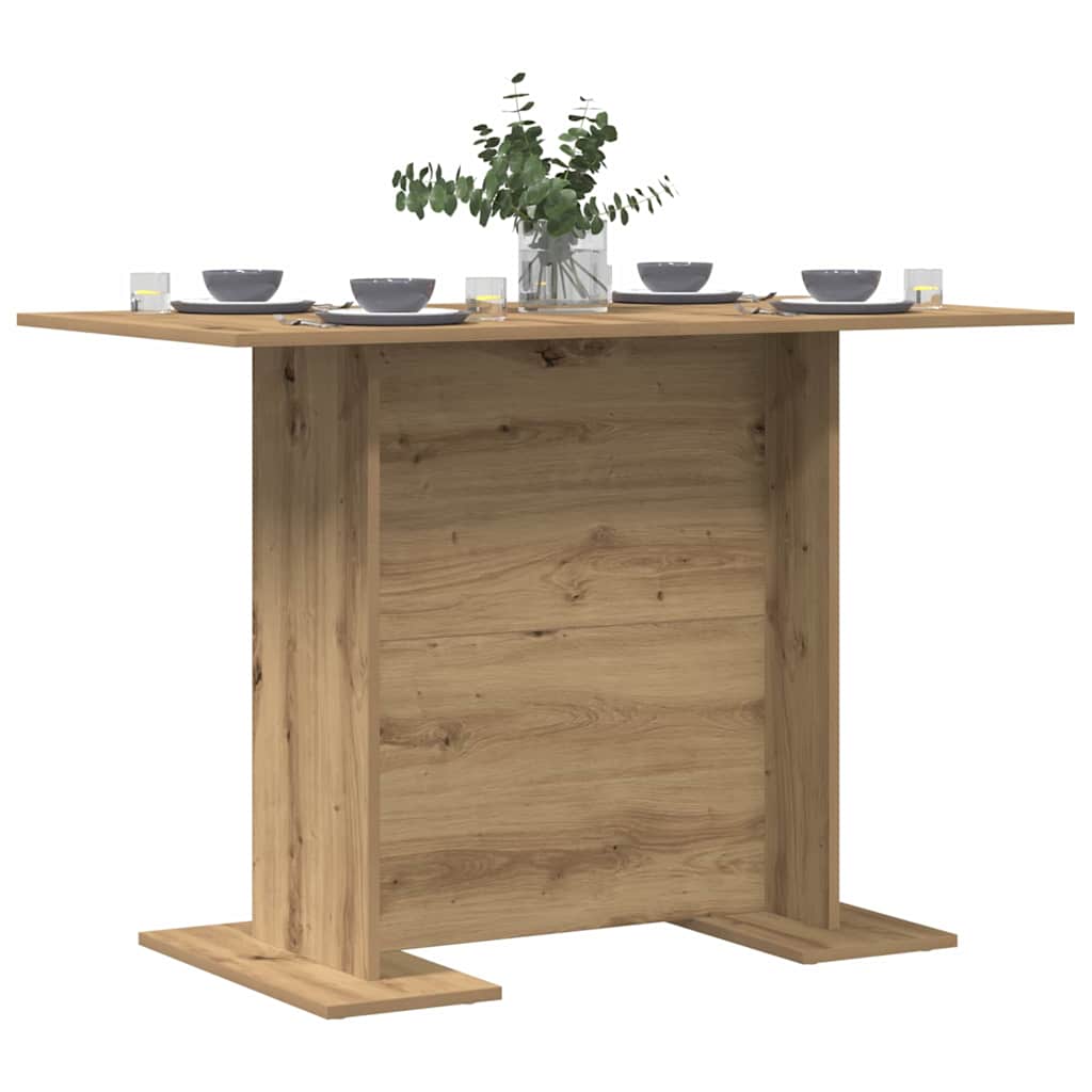 Mesa de jantar carvalho artisiano 110 x 60 x 75 cm