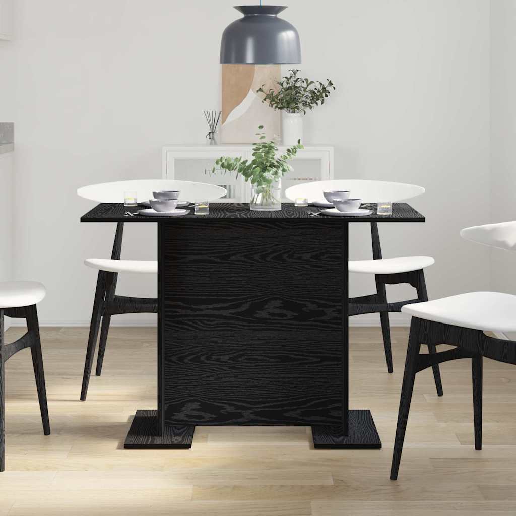 Mesa de jantar Carvalho preto 110 x 60 x 75 cm