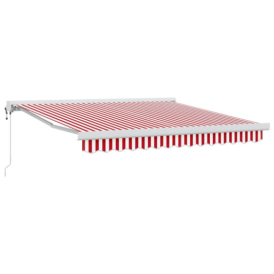 Toldo Vermelho e Branco 300 x 250 x 165 cm Poliéster e Alumínio