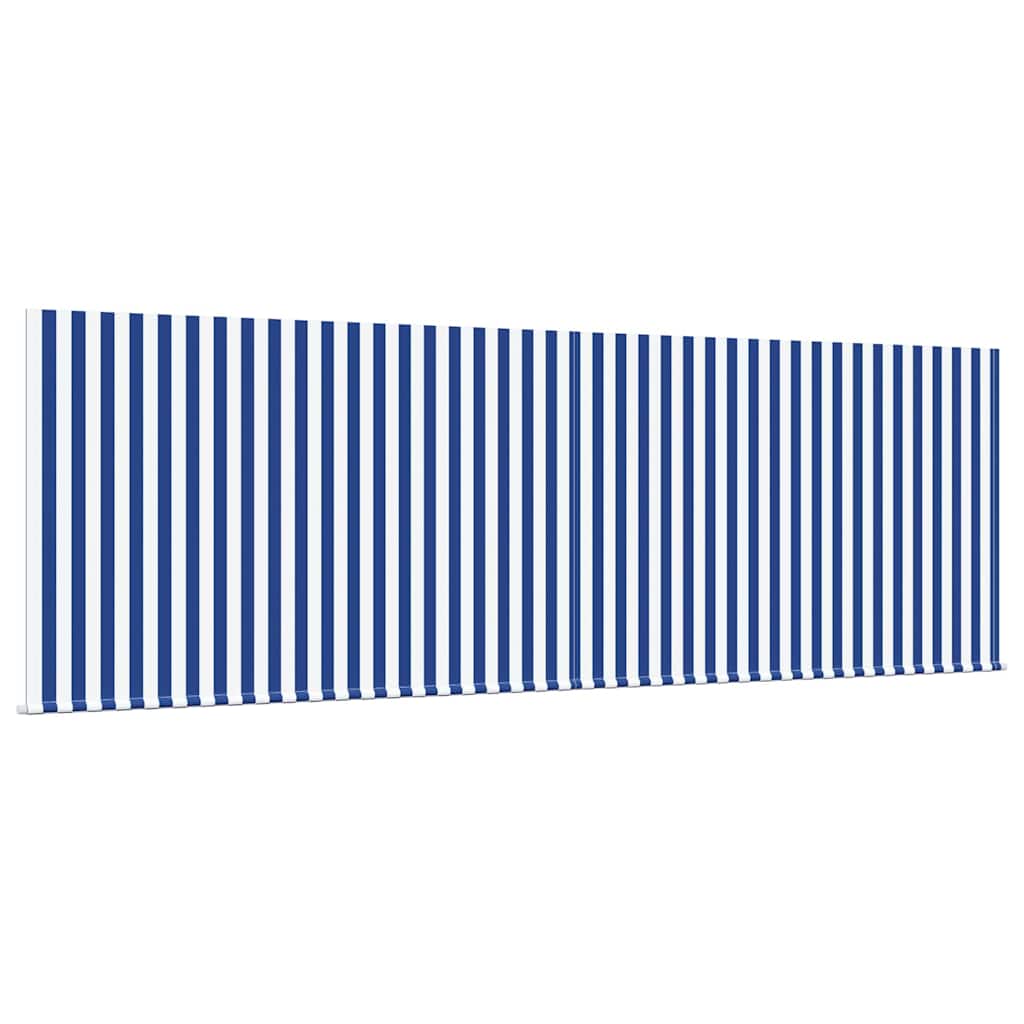 Toldo Retrátil Manual Azul e antracite 400 × 300 cm